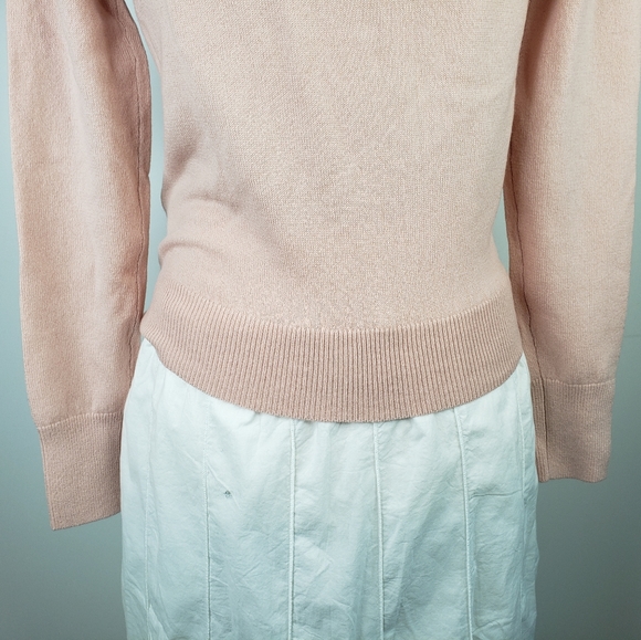 Everlane Cashmere Raglan Pullover Long Sleeve Pink Sweater Sz XXS - Picture 10 of 12